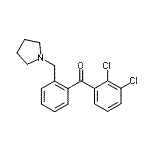 CAS 登录号：898774-93-1， (2,3-二氯苯基)[2-(1-吡咯烷基甲基)苯基]甲酮