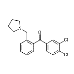 CAS 登录号：898774-99-7， (3,4-二氯苯基)[2-(1-吡咯烷基甲基)苯基]甲酮