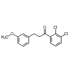 CAS 登录号：898775-13-8， 1-(2,3-二氯苯基)-3-(3-甲氧基苯基)-1-丙酮