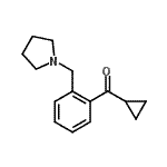 CAS 登录号：898775-15-0， 环丙基[2-(1-吡咯烷基甲基)苯基]甲酮