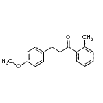 CAS 登录号：898775-46-7， 3-(4-甲氧基苯基)-1-(2-甲基苯基)-1-丙酮