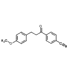 CAS#: 898775-60-5, 4-[3-(4-Methoxyphenyl)propanoyl]benzonitrile