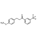 CAS 登录号：898776-04-0， 3-(4-甲氧基苯基)-1-[3-(三氟甲基)苯基]-1-丙酮