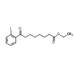 CAS#: 898777-21-4, Ethyl 8-(2-iodophenyl)-8-oxooctanoate