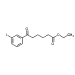 CAS#: 898777-30-5, Ethyl 6-(3-iodophenyl)-6-oxohexanoate