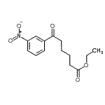 CAS 登录号：898777-53-2， 乙基6-(3-硝基苯基)-6-氧代己酸酯