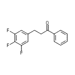 CAS 登录号：898777-56-5， 1-苯基-3-(3,4,5-三氟苯基)-1-丙酮
