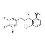 CAS 登录号：898778-06-8， 1-(2,6-二甲基苯基)-3-(3,4,5-三氟苯基)-1-丙酮