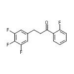 CAS 登录号：898778-27-3， 1-(2-氟苯基)-3-(3,4,5-三氟苯基)-1-丙酮