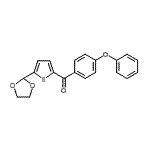 CAS#: 898778-28-4, [5-(1,3-Dioxolan-2-yl)-2-thienyl](4-phenoxyphenyl)methanone