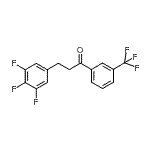 CAS 登录号：898778-33-1， 1-[3-(三氟甲基)苯基]-3-(3,4,5-三氟苯基)-1-丙酮