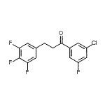 CAS#: 898778-45-5, 1-(3-Chloro-5-fluorophenyl)-3-(3,4,5-trifluorophenyl)-1-propanone