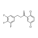CAS 登录号：898778-56-8， 1-(2,5-二氯苯基)-3-(3,4,5-三氟苯基)-1-丙酮