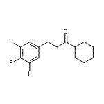 CAS#: 898778-77-3, 1-Cyclohexyl-3-(3,4,5-trifluorophenyl)-1-propanone