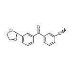 CAS#: 898778-95-5, 3-[3-(1,3-Dioxolan-2-yl)benzoyl]benzonitrile