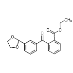 CAS#: 898779-00-5, Ethyl 2-[3-(1,3-dioxolan-2-yl)benzoyl]benzoate