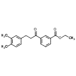 CAS 登录号：898779-02-7， 乙基3-[3-(3,4-二甲基苯基)丙酰]苯甲酸酯