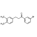 CAS 登录号：898779-14-1， 1-(3-溴苯基)-3-(3,4-二甲基苯基)-1-丙酮
