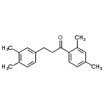 CAS 登录号：898779-35-6， 1-(2,4-二甲基苯基)-3-(3,4-二甲基苯基)-1-丙酮