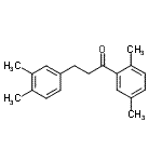 CAS 登录号：898779-38-9， 1-(2,5-二甲基苯基)-3-(3,4-二甲基苯基)-1-丙酮