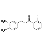 CAS 登录号：898779-57-2， 1-(2-氯苯基)-3-(3,4-二甲基苯基)-1-丙酮