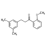 CAS 登录号：898780-14-8， 3-(3,5-二甲基苯基)-1-(2-甲氧基苯基)-1-丙酮