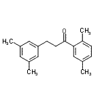 CAS 登录号：898780-66-0， 1-(2,5-二甲基苯基)-3-(3,5-二甲基苯基)-1-丙酮