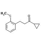 CAS 登录号：898780-67-1， 1-环丙基-3-[2-(甲硫基)苯基]-1-丙酮