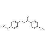 CAS#: 898780-79-5, 1-(4-Methylphenyl)-3-[4-(methylsulfanyl)phenyl]-1-propanone