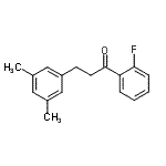 CAS 登录号：898780-82-0， 3-(3,5-二甲基苯基)-1-(2-氟苯基)-1-丙酮