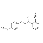 CAS#: 898780-87-5, 2-{3-[4-(Methylsulfanyl)phenyl]propanoyl}benzonitrile