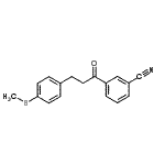 CAS#: 898780-89-7, 3-{3-[4-(Methylsulfanyl)phenyl]propanoyl}benzonitrile