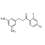 CAS 登录号：898780-96-6， 1-(4-氯-2-氟苯基)-3-(3,5-二甲基苯基)-1-丙酮