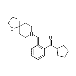 CAS#: 898781-17-4, Cyclopentyl[2-(1,4-dioxa-8-azaspiro[4.5]dec-8-ylmethyl)phenyl]methanone