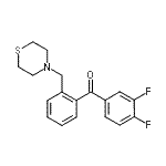 CAS#: 898782-44-0, (3,4-Difluorophenyl)[2-(4-thiomorpholinylmethyl)phenyl]methanone