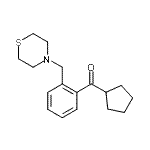CAS#: 898782-56-4, Cyclopentyl[2-(4-thiomorpholinylmethyl)phenyl]methanone