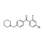 CAS#: 898783-02-3, (4-Bromo-2-fluorophenyl)[4-(4-thiomorpholinylmethyl)phenyl]methanone