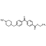 CAS#: 898783-54-5, Ethyl 4-{4-[(4-methyl-1-piperazinyl)methyl]benzoyl}benzoate