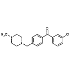 CAS#: 898783-61-4, (3-Chlorophenyl){4-[(4-methyl-1-piperazinyl)methyl]phenyl}methanone