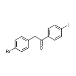 CAS 登录号：898783-98-7， 2-(4-溴苯基)-1-(4-碘苯基)乙酮