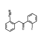 CAS#: 898784-29-7, 2-[2-(2-Iodophenyl)-2-oxoethyl]benzonitrile