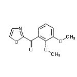 CAS 登录号：898784-30-0， (2,3-二甲氧基苯基)(1,3-恶唑-2-基)甲酮