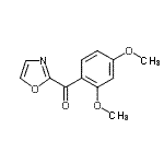 CAS 登录号：898784-32-2， (2,4-二甲氧基苯基)(1,3-恶唑-2-基)甲酮