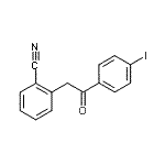 CAS#: 898784-33-3, 2-[2-(4-Iodophenyl)-2-oxoethyl]benzonitrile