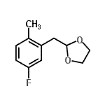 CAS#: 898785-10-9, 2-(5-Fluoro-2-methylbenzyl)-1,3-dioxolane