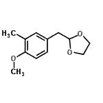 CAS 登录号：898785-28-9， 2-(4-甲氧基-3-甲基苄基)-1,3-二氧戊环