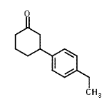 CAS 登录号：898785-41-6， 3-(4-乙基苯基)环己酮