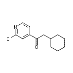 CAS 登录号：898785-42-7， 1-(2-氯-4-吡啶基)-2-环己基乙酮