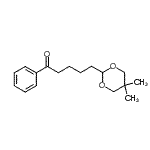 CAS 登录号：898785-43-8， 5-(5,5-二甲基-1,3-二恶烷-2-基)-1-苯基-1-戊酮