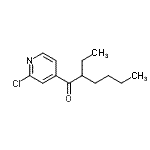 CAS 登录号：898785-71-2， 1-(2-氯-4-吡啶基)-2-乙基-1-己酮